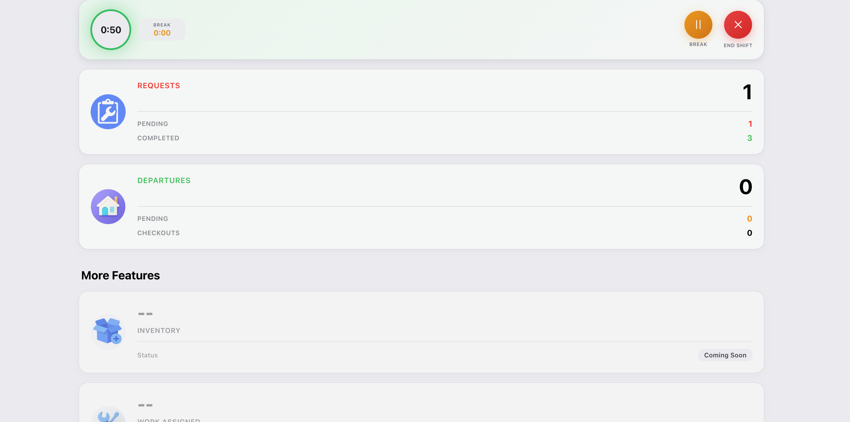 Housekeeping Management Module